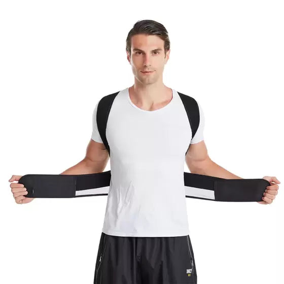 Cinta Postural Colete Corretor Postura Lombar Forte Coluna Neoprene Reforçada Masculina