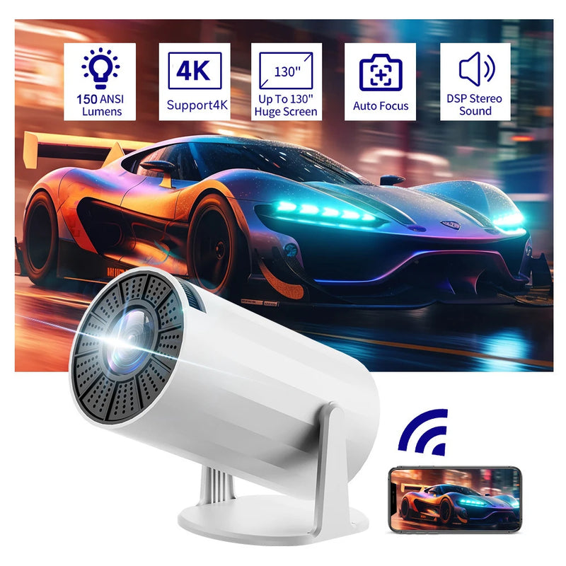 Salange X8 Max Projetor 4K Android 11 Dual Wifi6 260ANSI Allwinner H713 BT5.0 1080P 1280*720P Home Cinema Projetor Externo