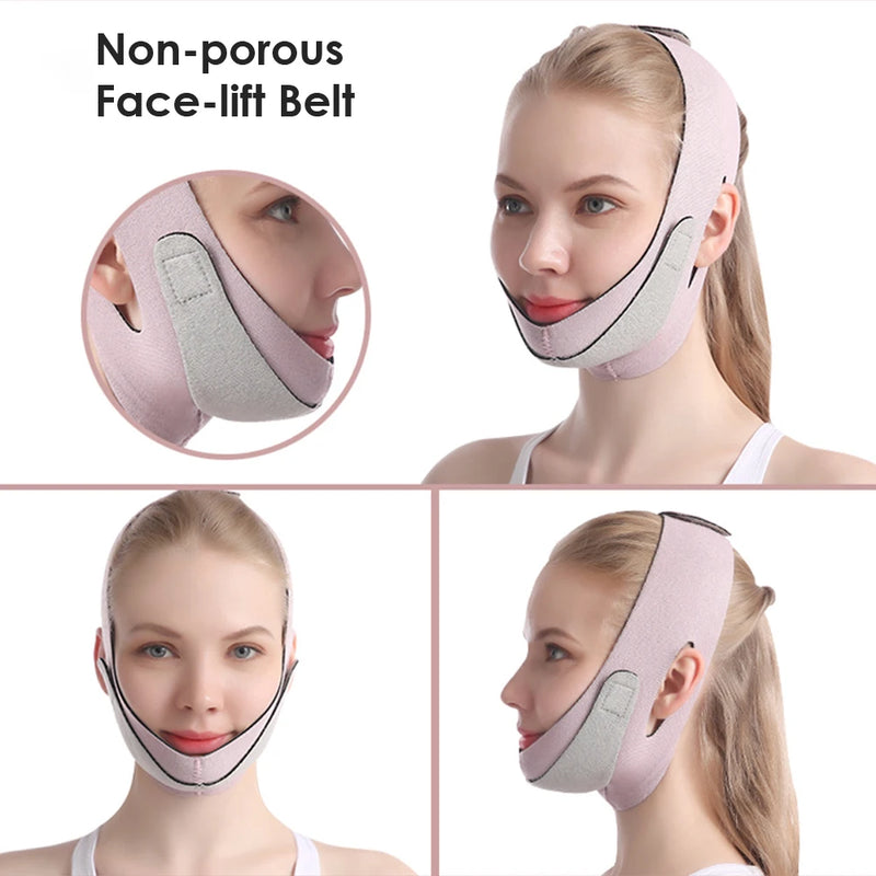 Chin Cheek Slimming Bandage V Shaper V Line Lifting Mask Women Face Lifting Anti Wrinkle Strap Band Sleeping Mask Beauty Tool